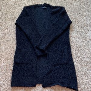 Merokeety Black Popcorn cardigan
